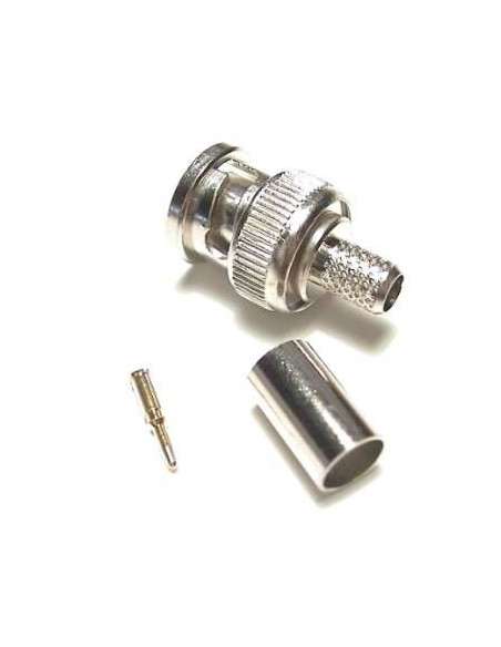 Connecteur BNC RG59 mâle 75 Ohms à...