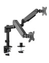 Support à pince - ressorts à gaz - 2xTV 17"-32"- 9 Kg-...