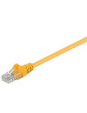 Cordon RJ45 Cat. 5e UTP - Surmoulé - Jaune - 2 m
