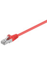 Cordon RJ45 Cat. 5e UTP - Surmoulé - Rouge - 0.50 m