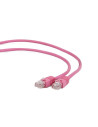 Cordon RJ45 Cat. 6 FTP - Surmoulé - Rose - 3 m