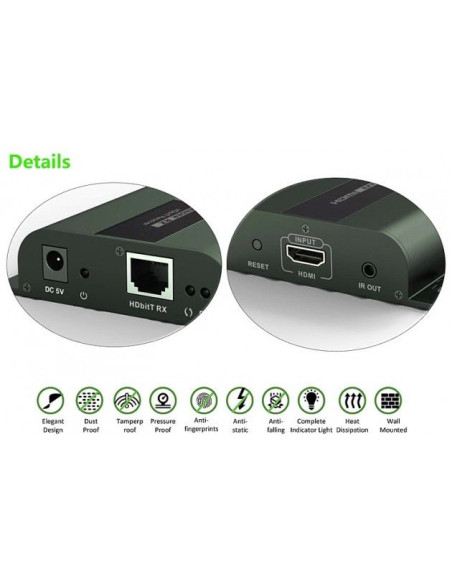 Extendeur HDMI HDbitT - sur câble...