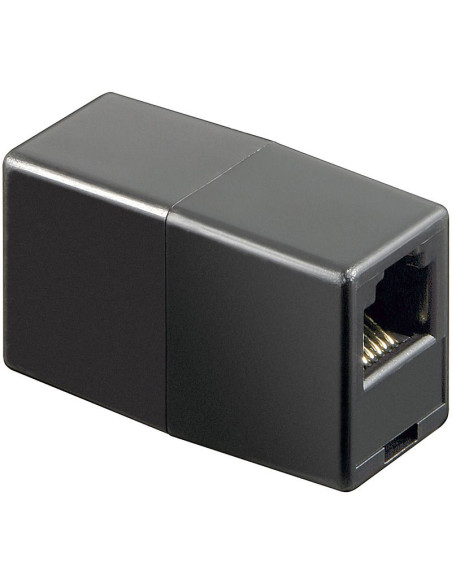Coupleur RJ12 1:1 noir