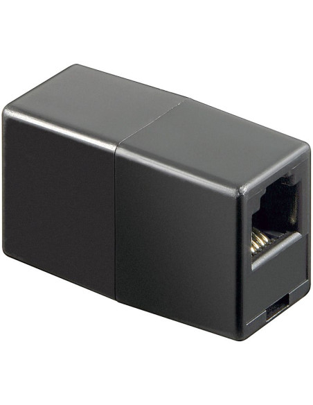 Coupleur RJ11 1:1 noir