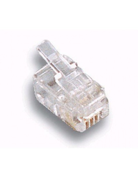 Connecteur UTP câble plat RJ9 4P4C