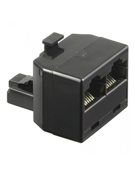 Doubleur monobloc RJ45 / M - 2 RJ45 /...