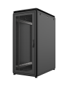 Baie 19" Noir - 26U - 600 x 1000 - Porte AV/AR Grillagée...