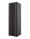 Baie 19" Noir - 42U - 600 x 600 - Porte AV vitrée/AR...