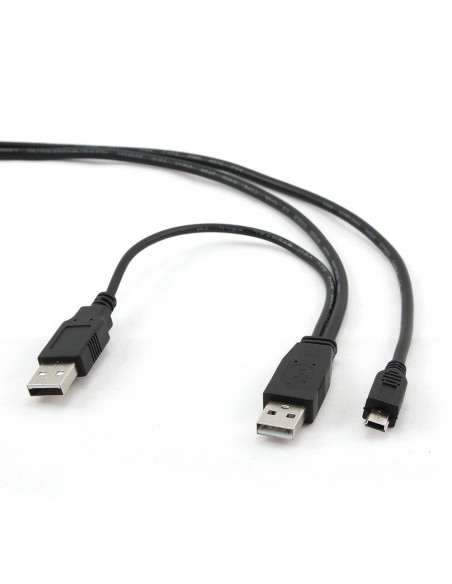 Cordon Y USB 2.0 A / M - A / M + mini...