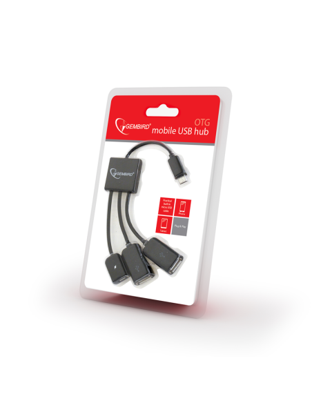 Cordon OTG Micro USB / M vers 2 ports...