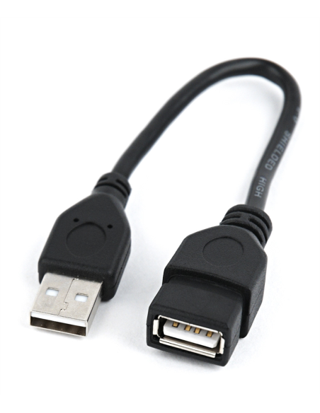 Rallonge USB 2.0 A  M / F - Noir -...
