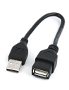 Rallonge USB 2.0 A  M / F - Noir - Cablexpert - 0.15 m