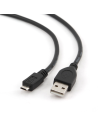 Cordon USB 2.0 A / M vers Micro USB B / M - Noir - 1 m