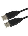 Cordon USB 2.0 A / M vers A / M - noir - 1.80 m
