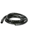 Gaine flexible spiralé - diamètre 25 mm - long. 20 m - Noir