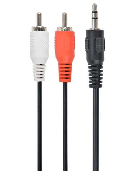 Cordon Jack stéréo 3.5 mm / M vers 2...