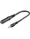 Adaptateur stéréo Jack 6.35 mm / F vers Jack 3.5 mm / M -...