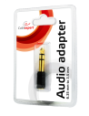 Adaptateur monobloc Stéréo Jack 6,35 mm / M vers Jack 3,5...
