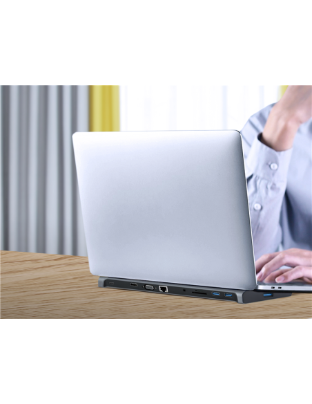 Station accueil USB Type C : 3xUSB...
