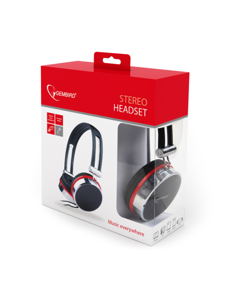 Casque stéréo avec micro sur fils -...