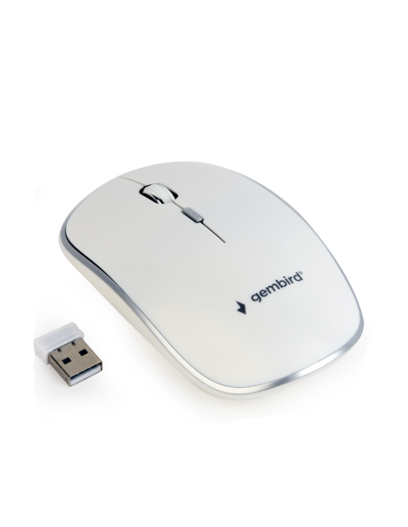Souris sans fil plate - 4 boutons -...