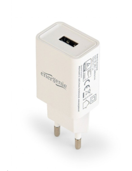 Chargeur secteur USB Type A - Blanc -...