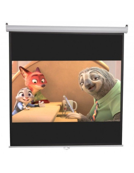 Ecran de projection manuel blanc 112"...