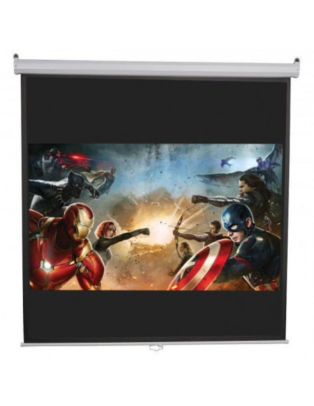 Ecran de projection manuel blanc 118"...