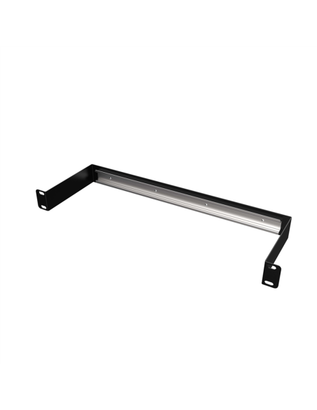 Support rail DIN 19" - 1U - RAL9005 Noir
