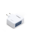 Chargeur secteur 4 ports USB Type A - blanc - 3.1 A - 15W