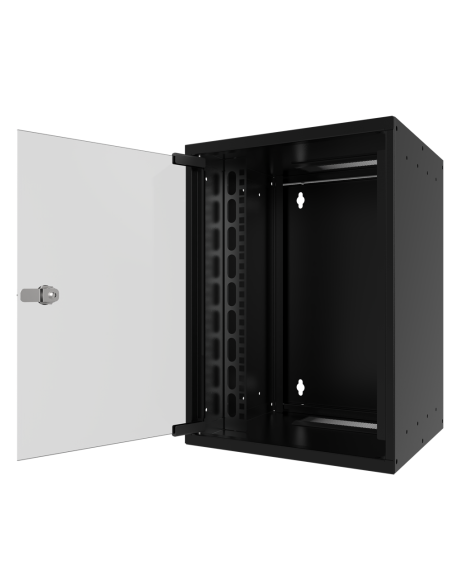Coffret 10" 9U noir mural fixe...