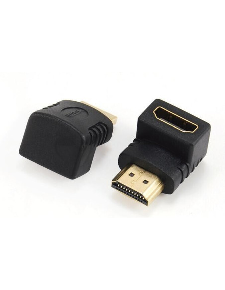 Adaptateur HDMI M / F 90° -...