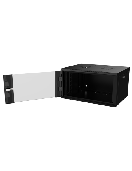 Coffret 19" Noir - 6U - Prof. 450 mm...