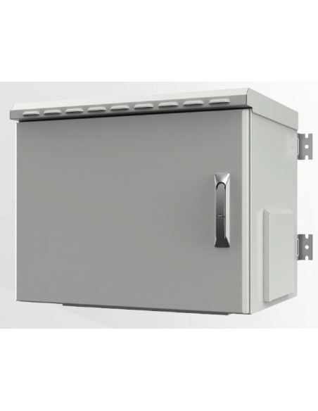 Coffret 19" IP55 - Gris - 9U - Prof....