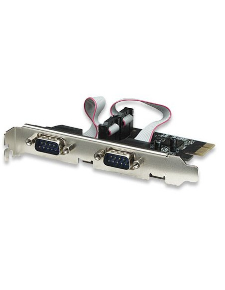 Carte PCI-Express 2 ports série DB9...