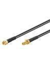 Rallonge cordon antenne WIFI RP-SMA M / F - 5 m