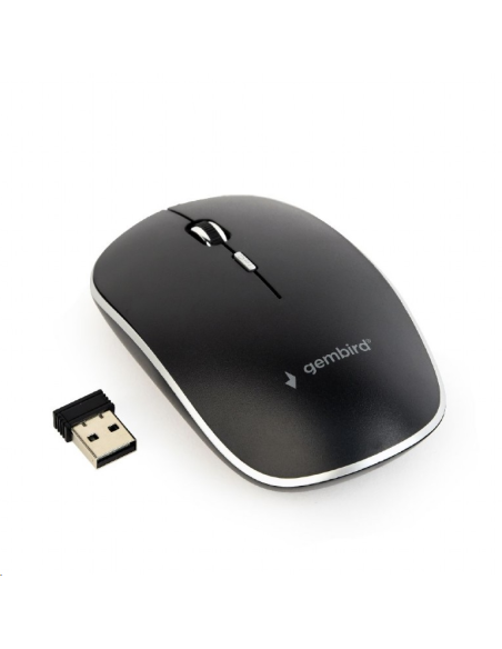 Souris sans fil plate - 4 boutons -...