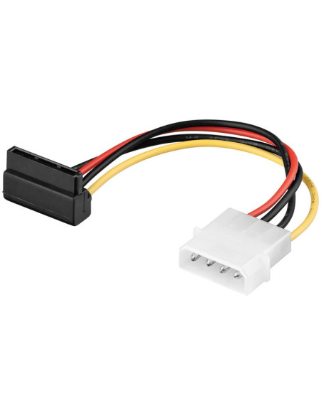 Cordon SATA 15 pts coudé 180° - Molex...