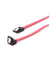 Cordon SATA 6 Gbits 7 pts - droit / coudé 90° - avec...