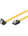 Cordon SATA 6 Gbits 7 pts - droit / coudé 90° - avec...