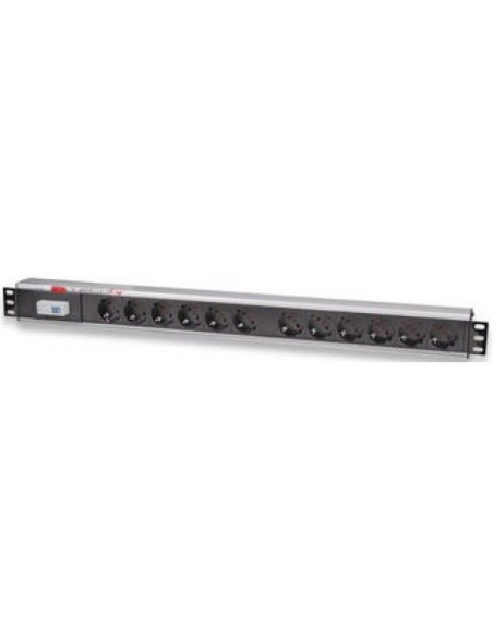 Panneau PDU 12 prises 2P+T 45° -...