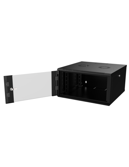 Coffret 19" Noir - 6U - Prof. 600 mm...