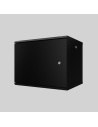 Coffret 19" Noir - 9U - Prof. 600 mm - Panneaux clés -...