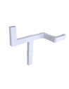 Cache angle extérieur PVC Blanc pour goulotte 60 x 40
