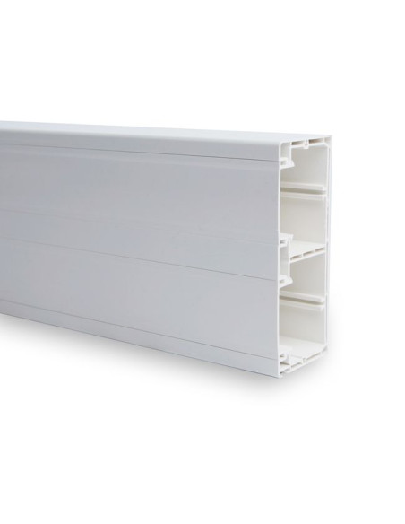 Goulotte + Couvercle - Blanc - 130 x...