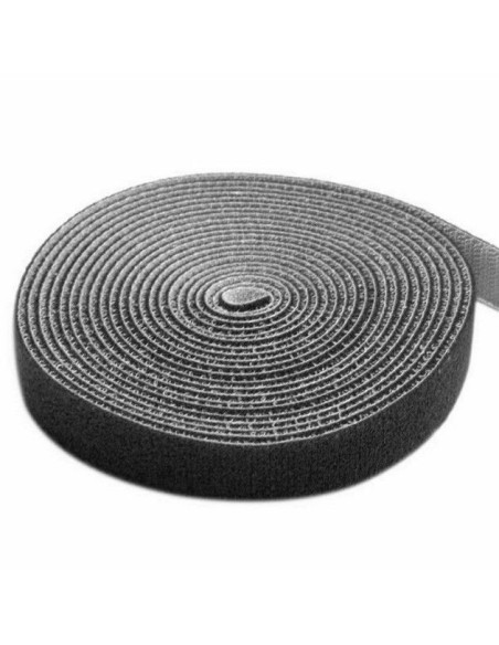 Rouleau Velcro larg. 20 mm - Noir - 10 m