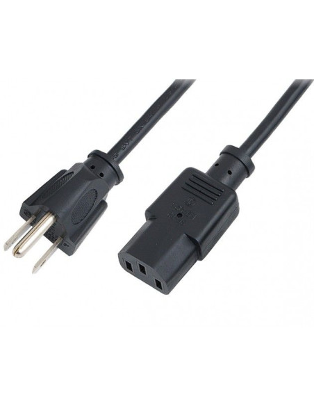 Cordon secteur US - C13 - 10 A - 1.80 m