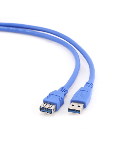 Rallonge USB 3.0 A M / F - Bleu - 1,80 m