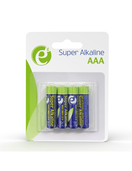 Pack 4 piles Alcaline AAA LR03 - 1.5...