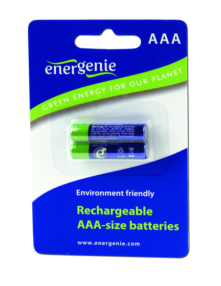 Blister 2 piles rechargeables AAA LR3...